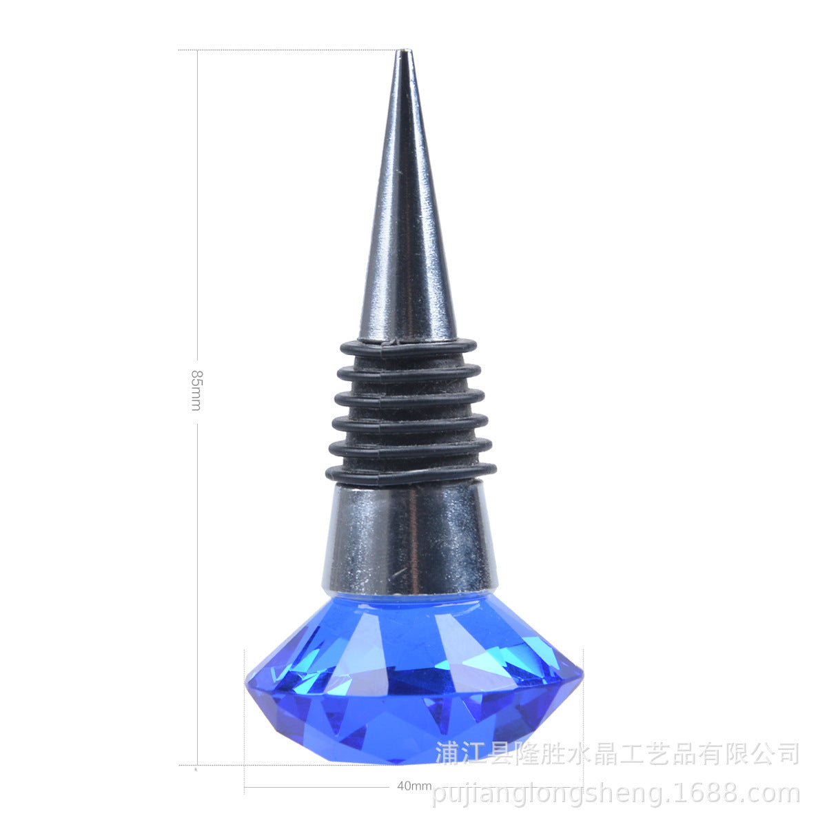 Wholesale 40mm crystal diamond wine bottle stopper wine bottle cap Kitchenware supplies