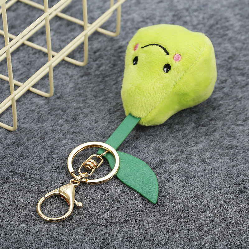 Wholesale Flannel Avocado Keychain
