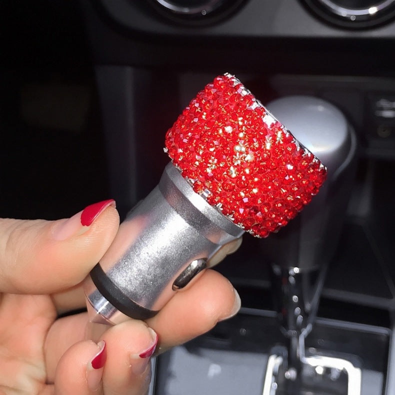 Wholesale Metal Diamond Car Phone Charger