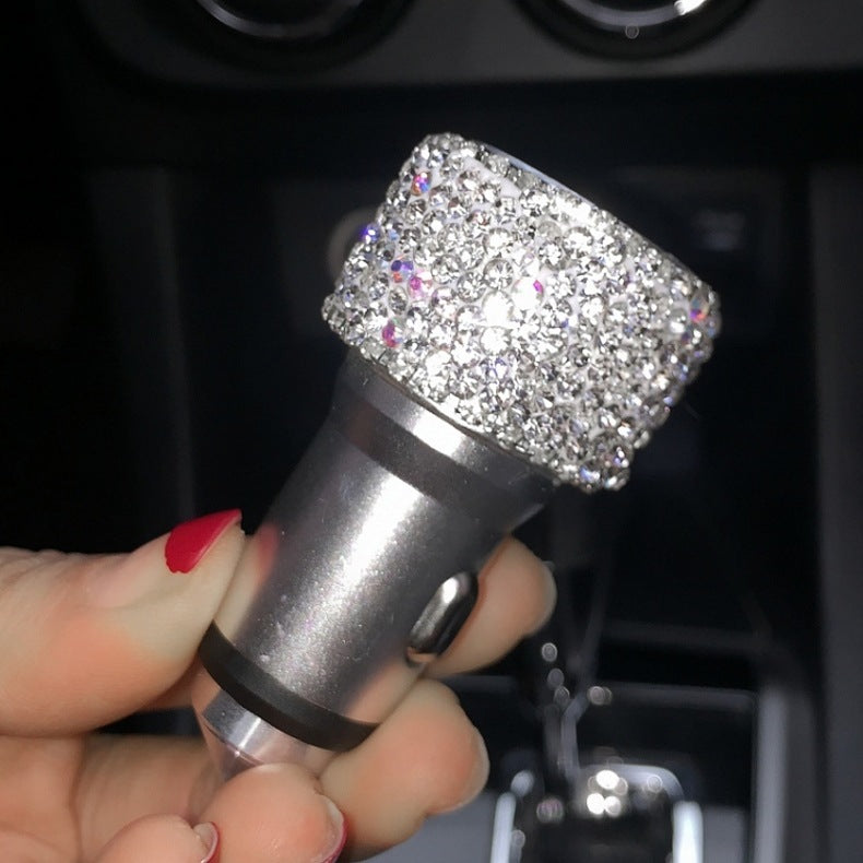 Wholesale Metal Diamond Car Phone Charger
