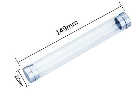 Wholesale Transparent Plastic Cylinder Pen Case
