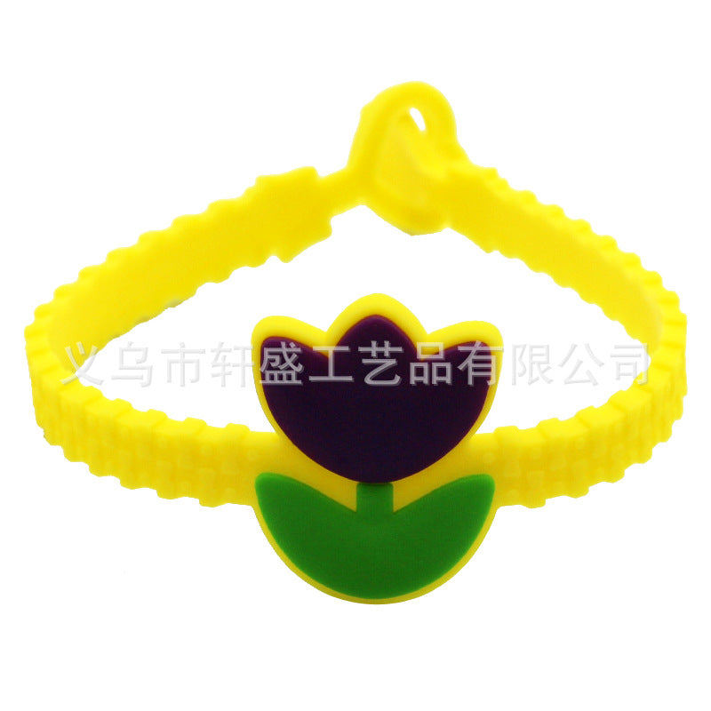 Wholesale PVC Sports Epoxy Easter Silicone Bracelet