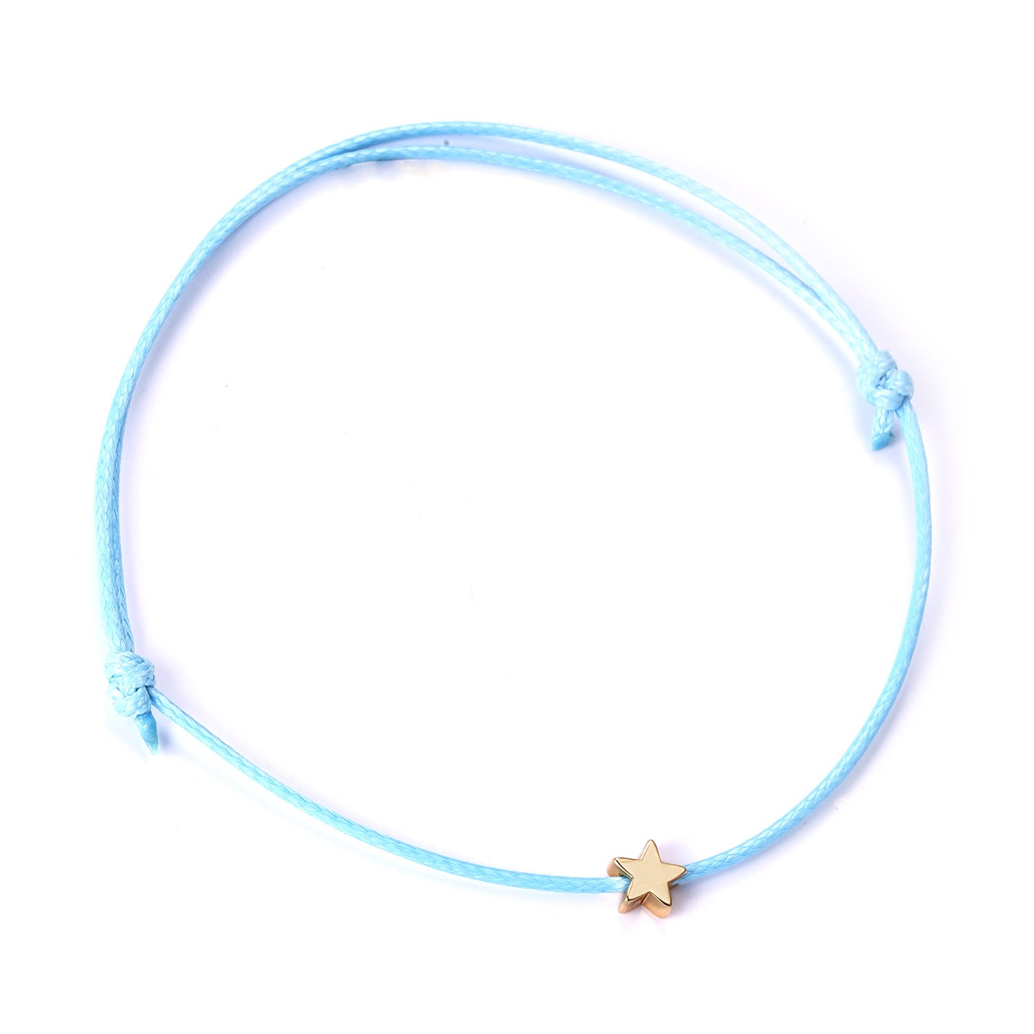 Wholesale Make A Wish Paper Card Five-pointed Star Crown Cross Leather Cord Adjustable Braided Bracelet