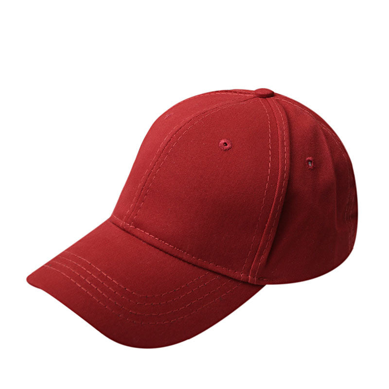 Wholesale Solid Color Breathable Sun Protection Back Opening Ponytail Baseball Cap