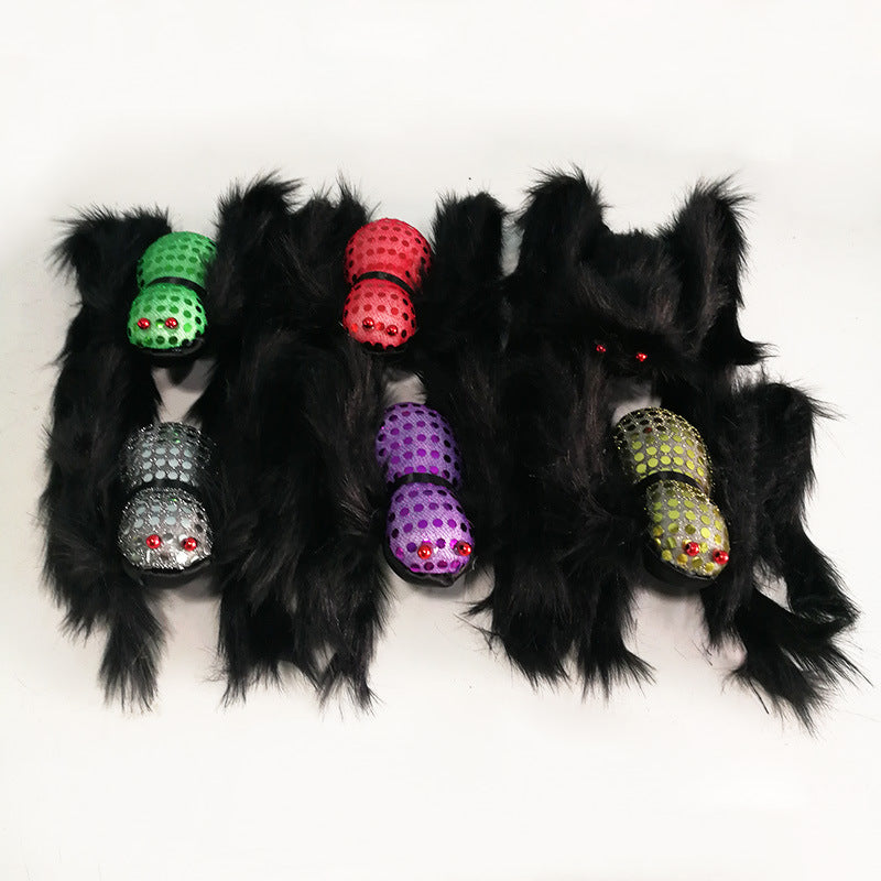 Wholesale Halloween Decoration Simulation Big Black Spider Foam Props