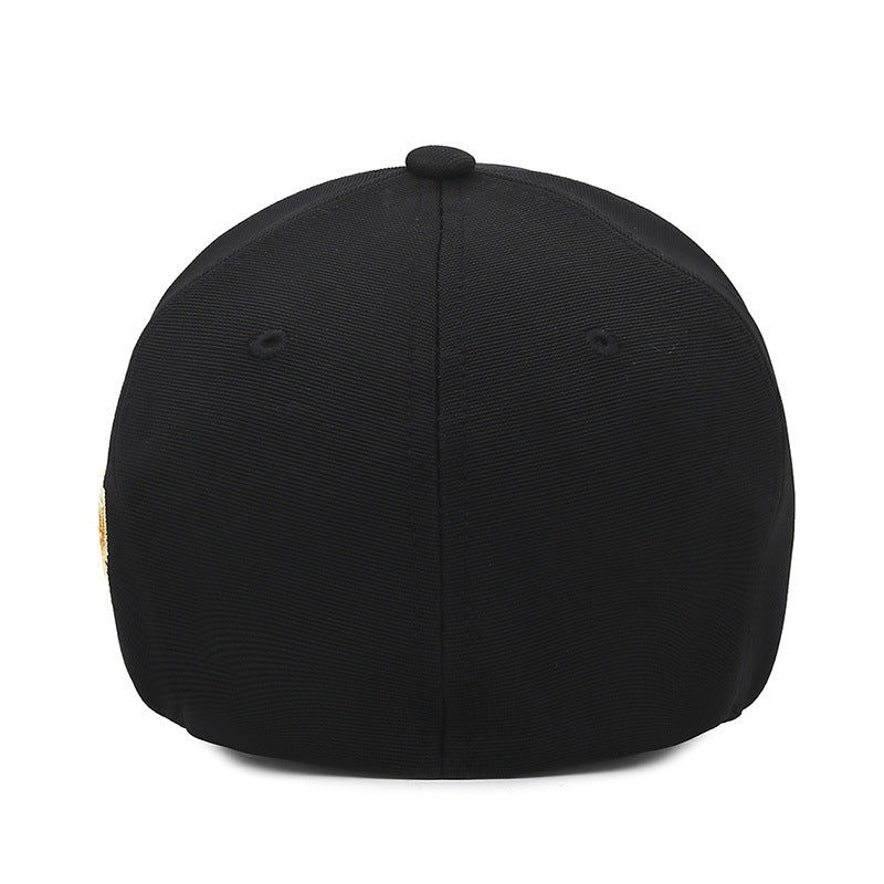 Wholesale Spring and Summer Elastic Size Cap Men's and Women's Casual Fully Closed Baseball Cap Stereo Embroidered