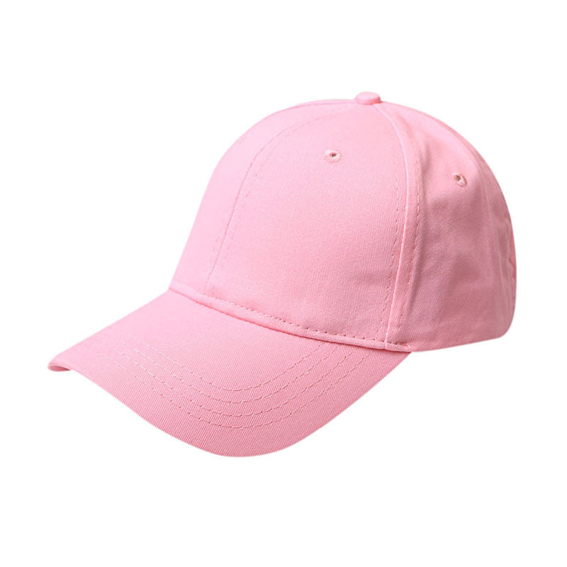 Wholesale Solid Color Breathable Sun Protection Back Opening Ponytail Baseball Cap