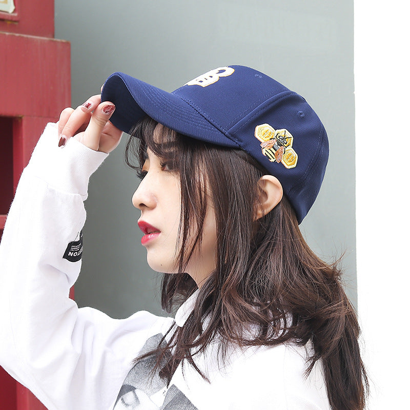 Wholesale Spring and Summer Elastic Size Cap Men's and Women's Casual Fully Closed Baseball Cap Stereo Embroidered