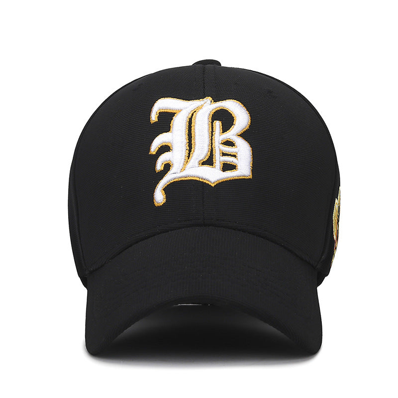 Wholesale Spring and Summer Elastic Size Cap Men's and Women's Casual Fully Closed Baseball Cap Stereo Embroidered