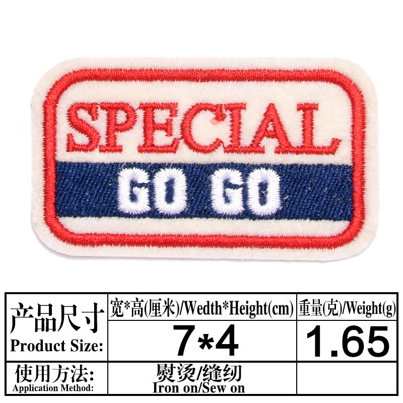 Wholesale Cartoon Embroidered Cloth Patches For Clothing 10 Styles Sew On Labels DIY Fashion Accessory For Everyday And Resale