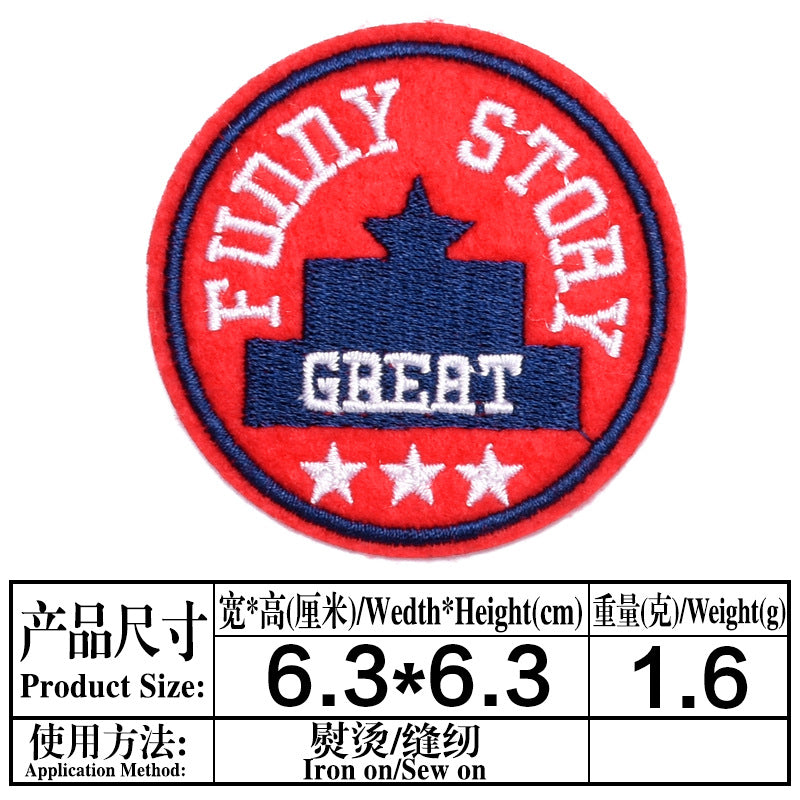 Wholesale Cartoon Embroidered Cloth Patches For Clothing 10 Styles Sew On Labels DIY Fashion Accessory For Everyday And Resale