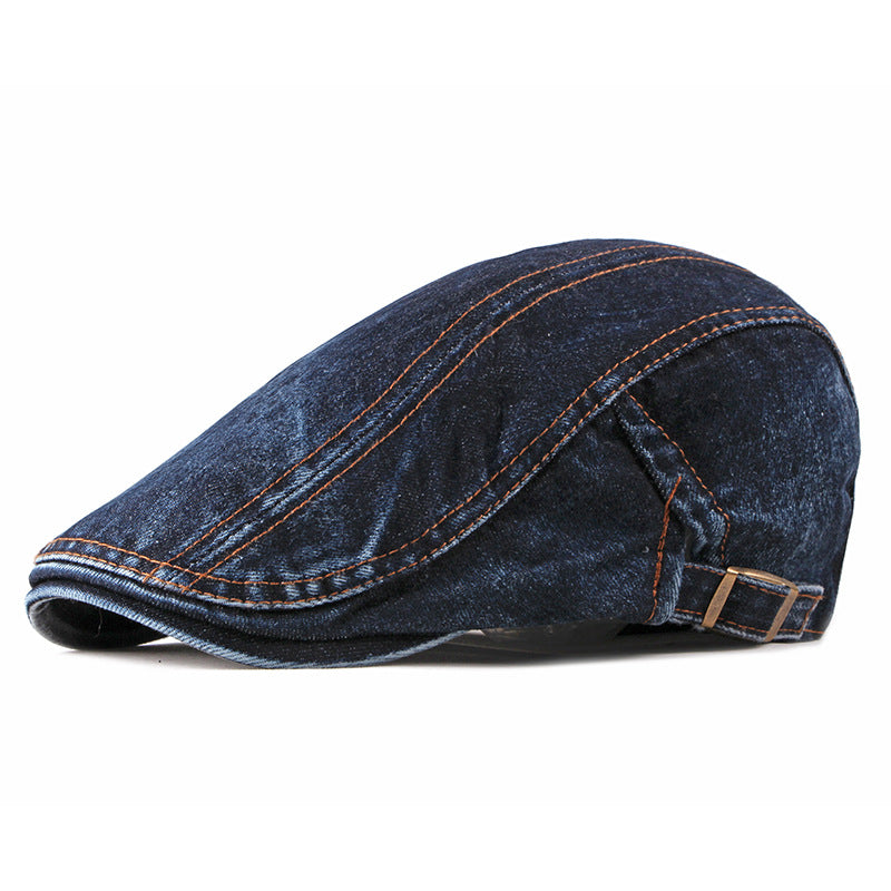 Wholesale Cotton Wash Denim Beret