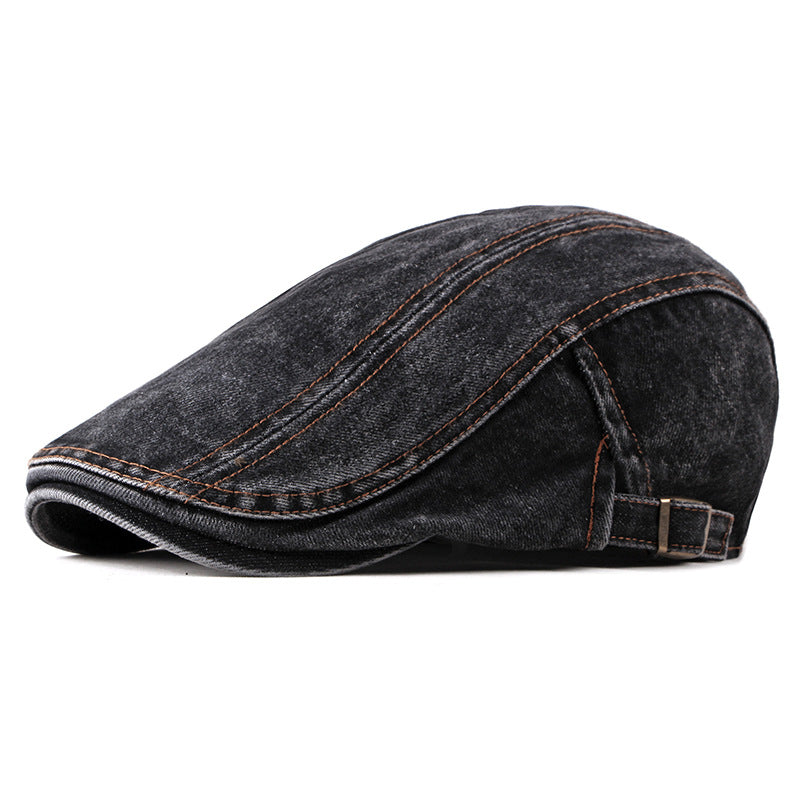 Wholesale Cotton Wash Denim Beret
