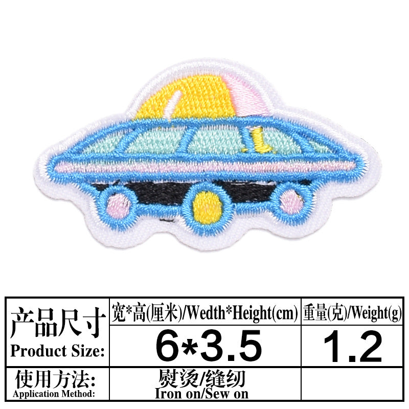 Wholesale Cartoon Embroidered Cloth Patches For Clothing 10 Styles Sew On Labels DIY Fashion Accessory For Everyday And Resale