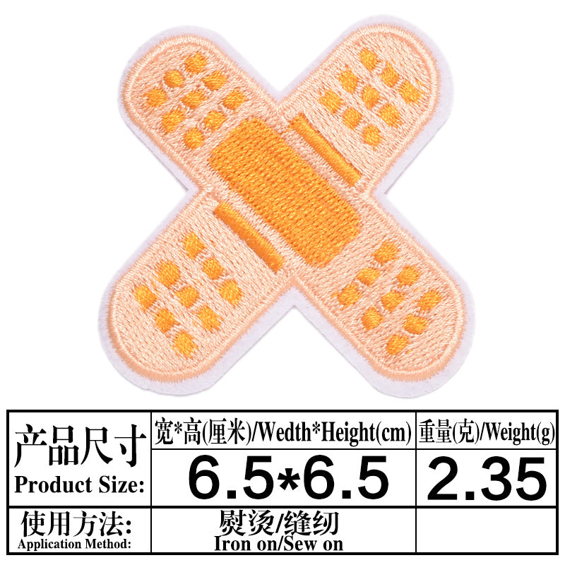 Wholesale Cartoon Embroidered Cloth Patches For Clothing 10 Styles Sew On Labels DIY Fashion Accessory For Everyday And Resale