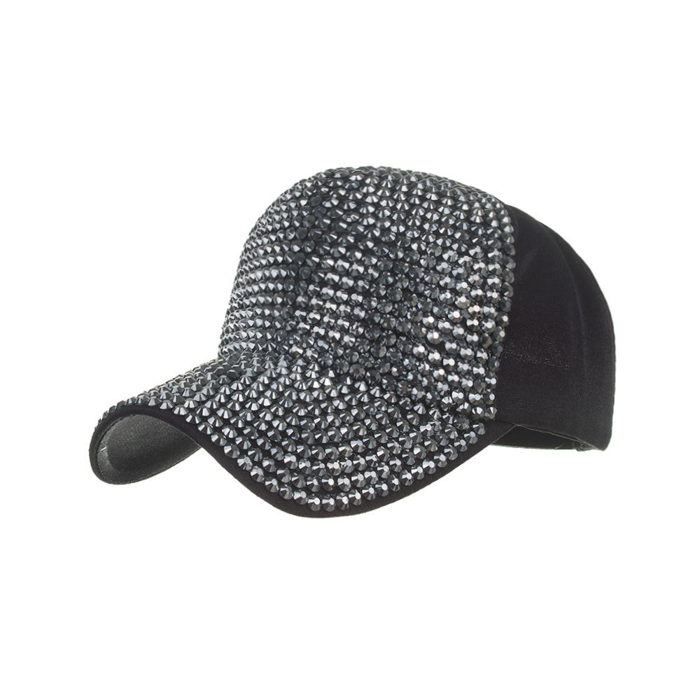 Wholesale  Full Diamond Baseball Cap Sunshade Outdoor Sun Hat