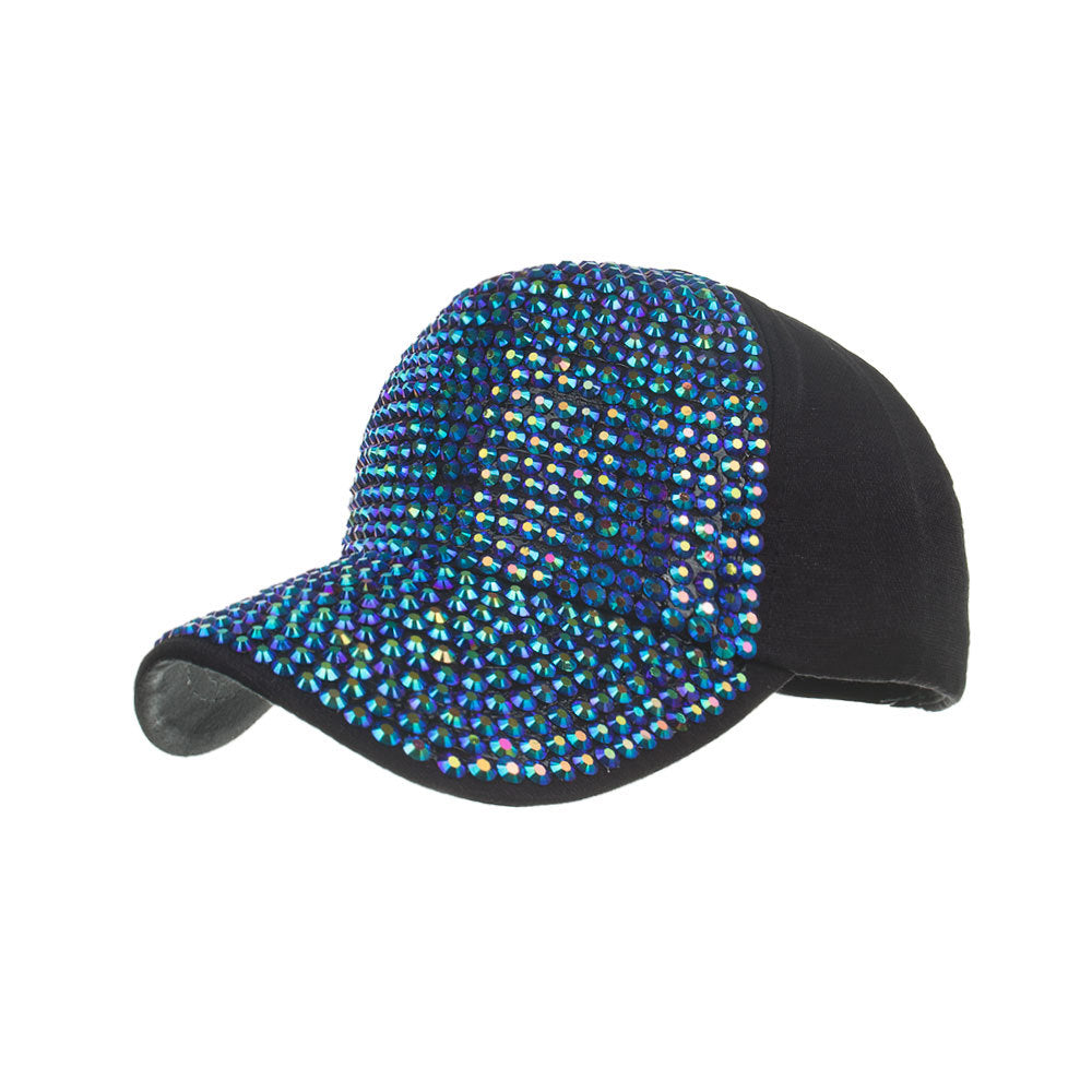 Wholesale  Full Diamond Baseball Cap Sunshade Outdoor Sun Hat