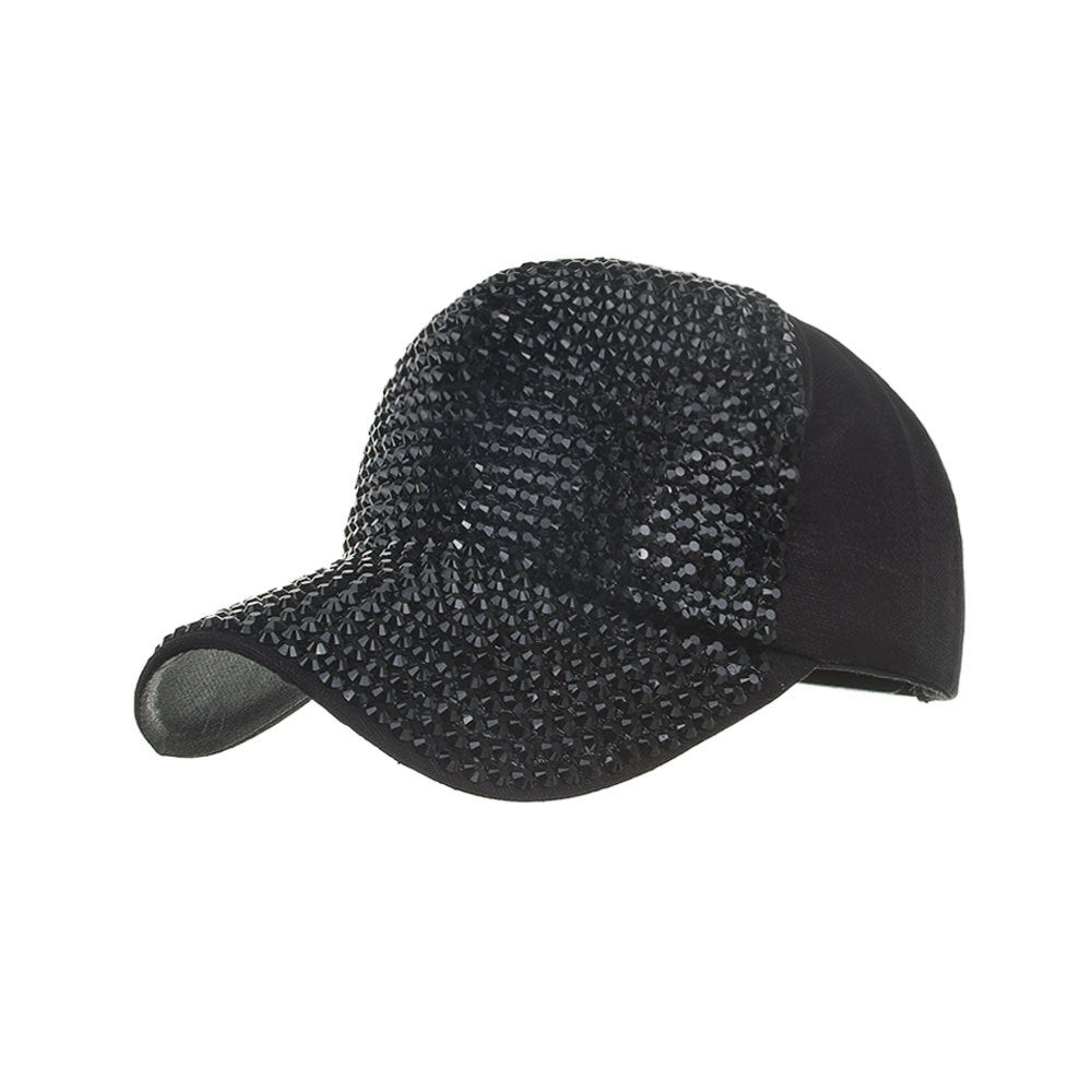 Wholesale  Full Diamond Baseball Cap Sunshade Outdoor Sun Hat