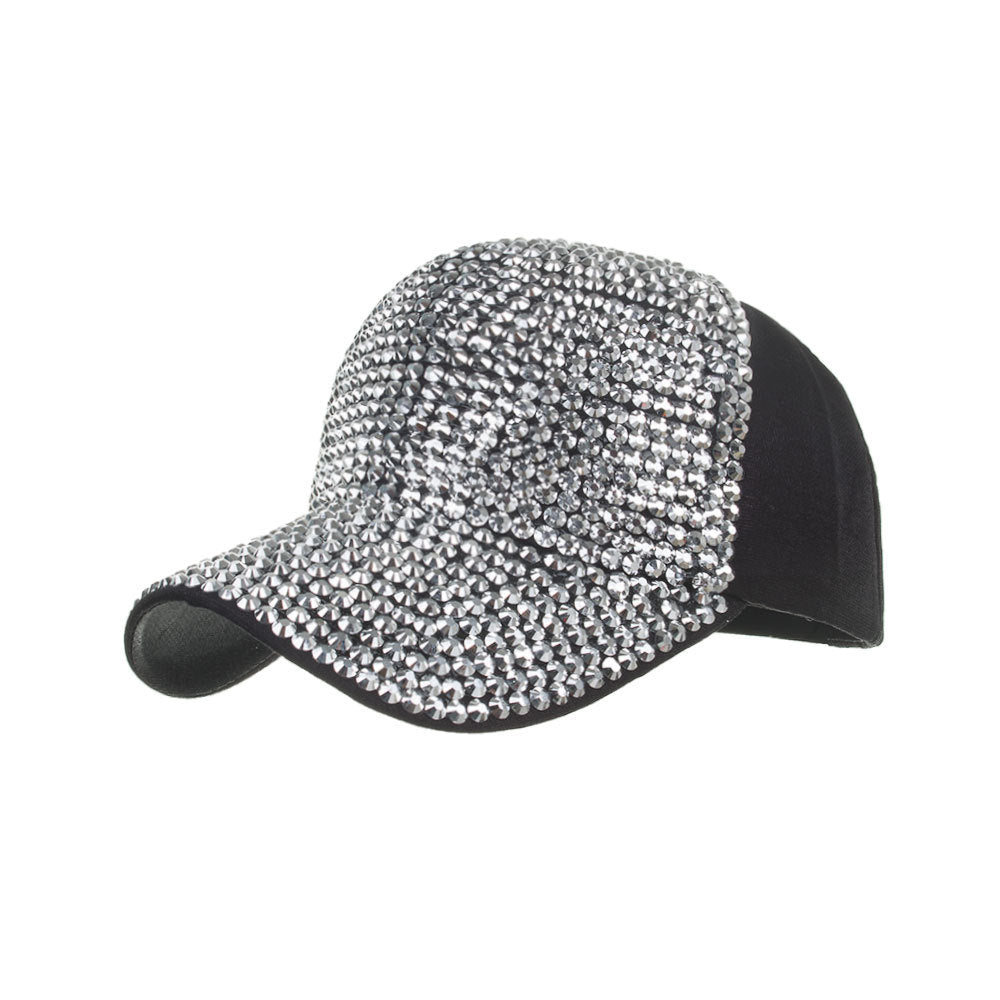 Wholesale  Full Diamond Baseball Cap Sunshade Outdoor Sun Hat