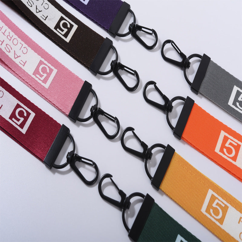 Wholesale Metal Webbing Alphabet Keychain