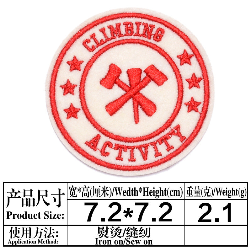 Wholesale Cartoon Embroidered Cloth Patches For Clothing 10 Styles Sew On Labels DIY Fashion Accessory For Everyday And Resale