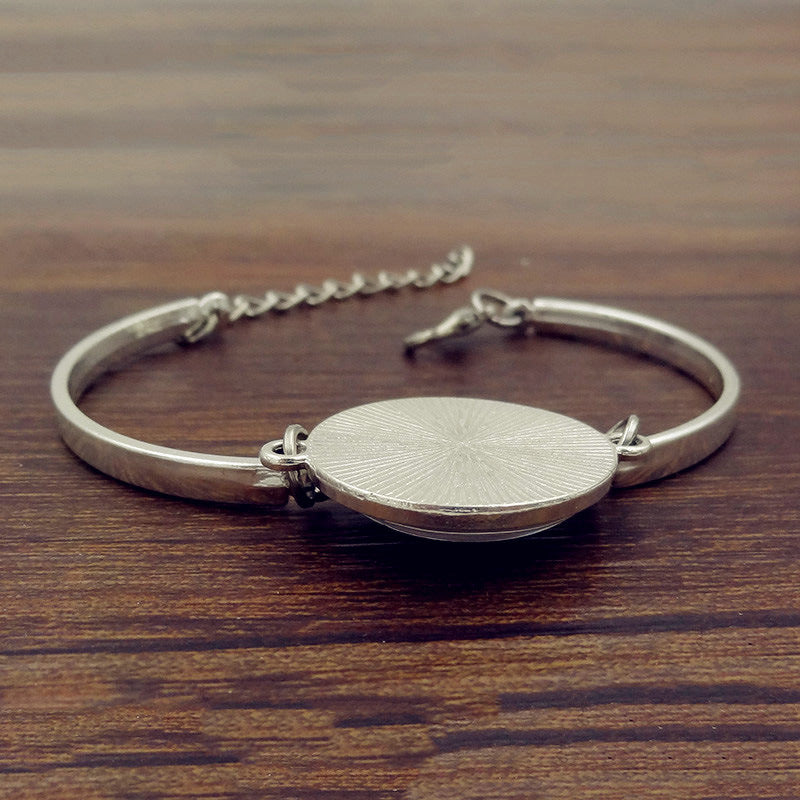 Wholesale Easter Rabbit Time Gem Alloy Bracelet