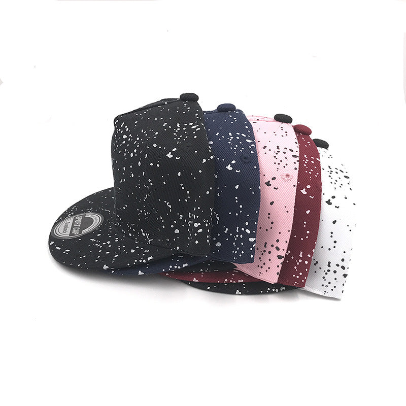 Wholesale Children's Graffiti Snowflake Dot Baseball Hip Hop Acrylic Hat