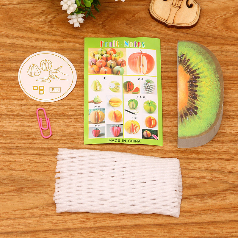 Wholesale Three-dimensional Creative Fruit Paper Convenience Stickers