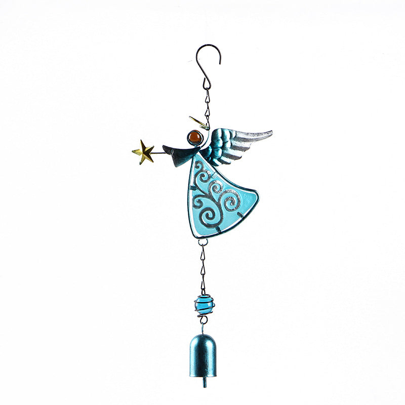 Wholesale Wind Chime Glass Painted Bell Pendant