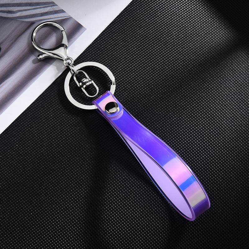 Wholesale PVC Symphony Leather Rope Keychain