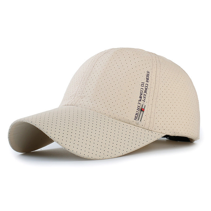 Wholesale Baseball cap outdoor sunshade thin material quick-drying cap breathable