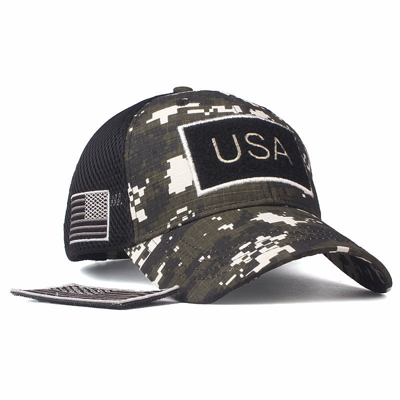Wholesale Cotton Velcro Camouflage Baseball Caps