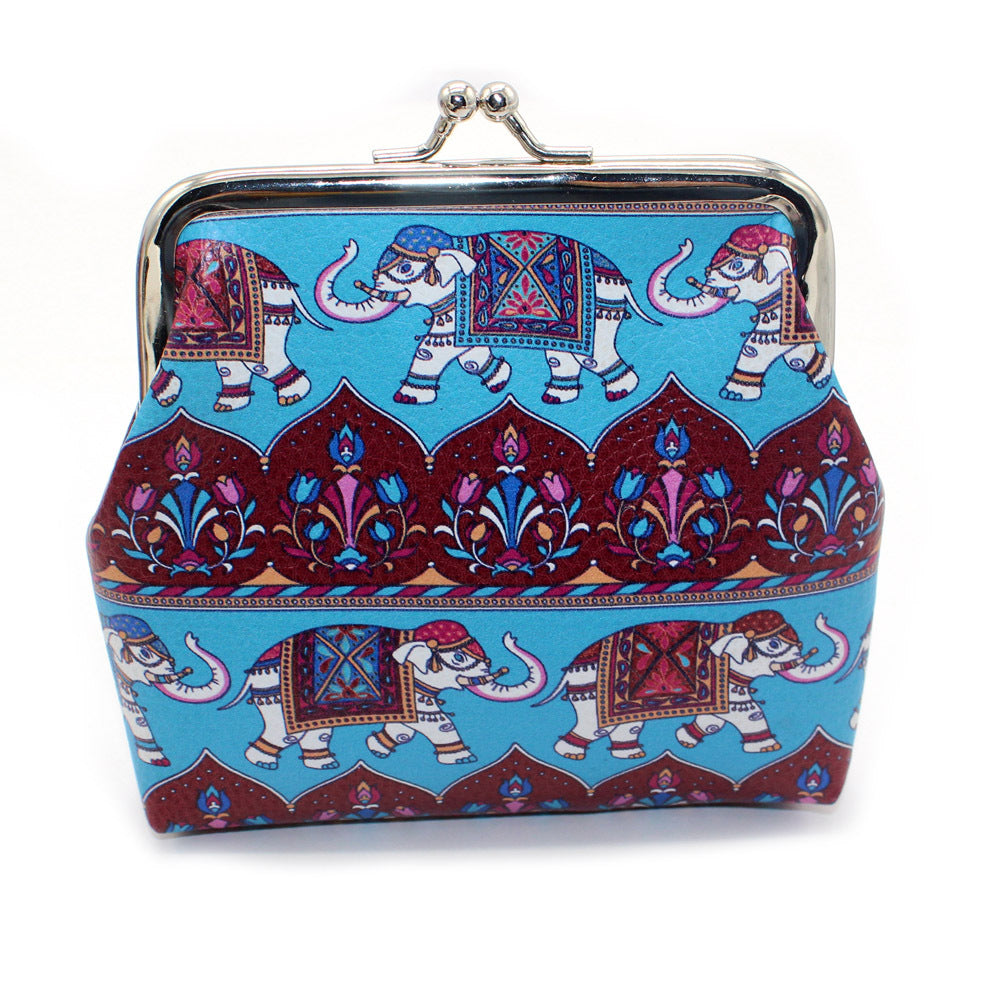 Bolso de monedas étnicas de PU al por mayor