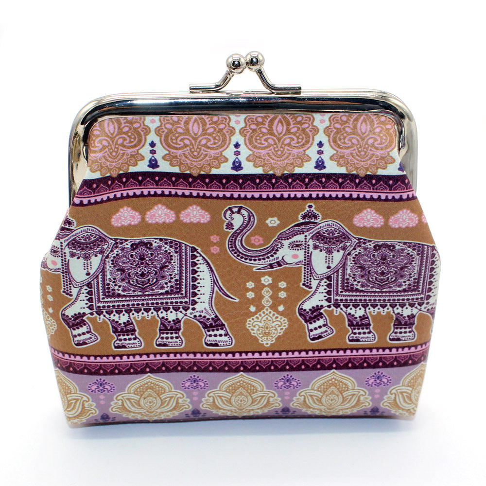 Bolso de monedas étnicas de PU al por mayor