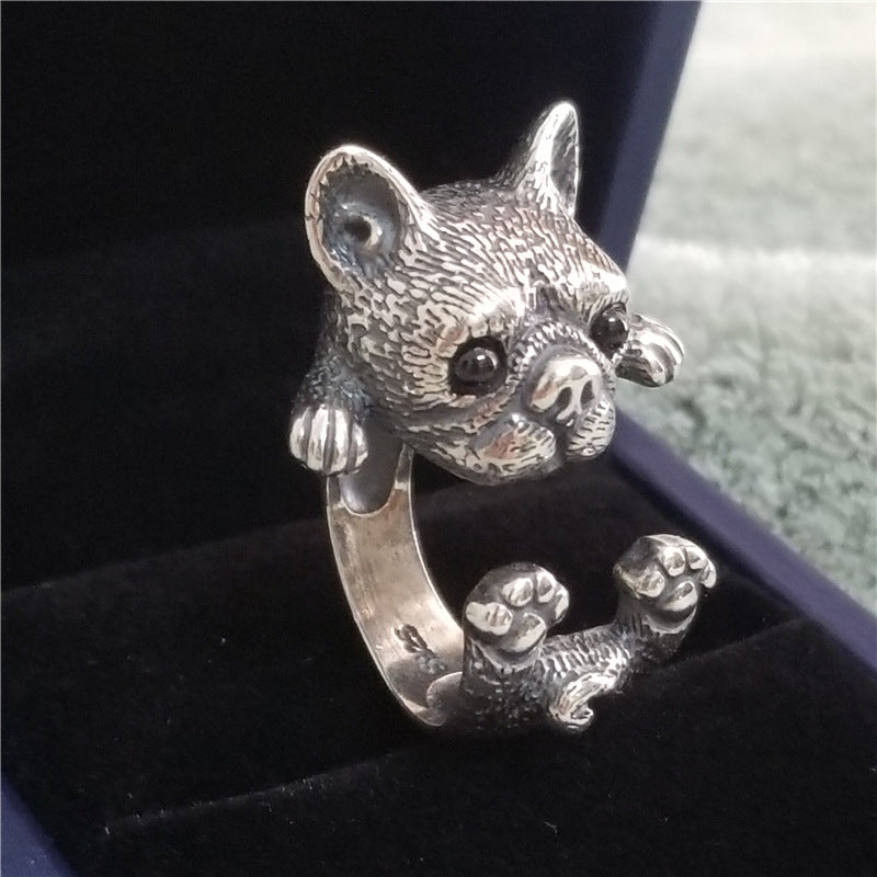 Wholesale Simple cute kitten ring for women