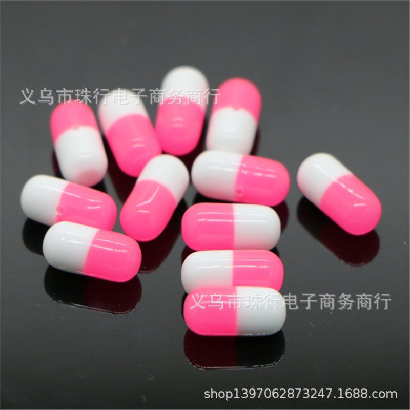 Wholesale 100PCS Dummy Capsule Resin Beads