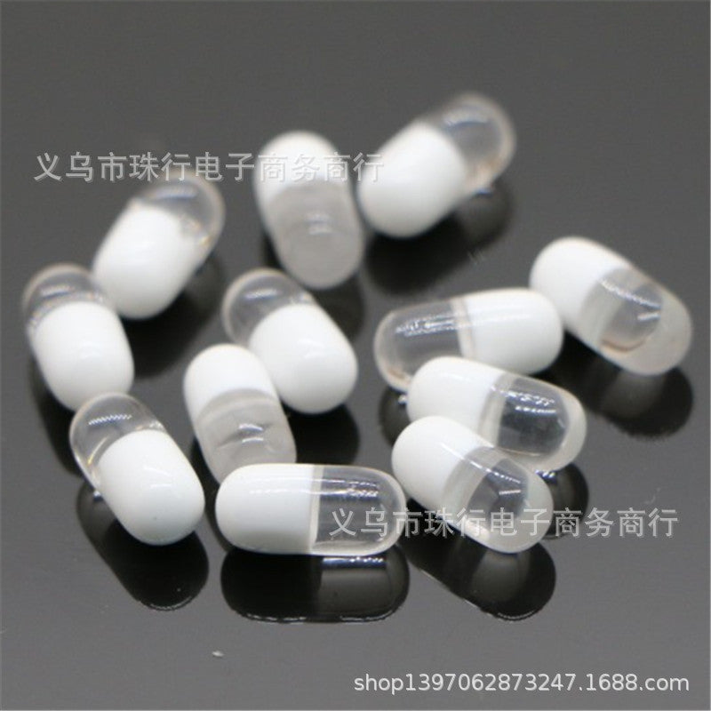 Wholesale 100PCS Dummy Capsule Resin Beads