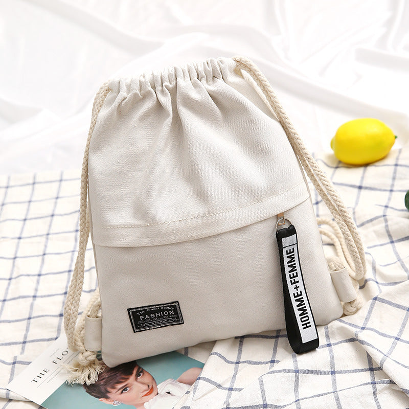 Wholesale Drawstring Canvas Backpack
