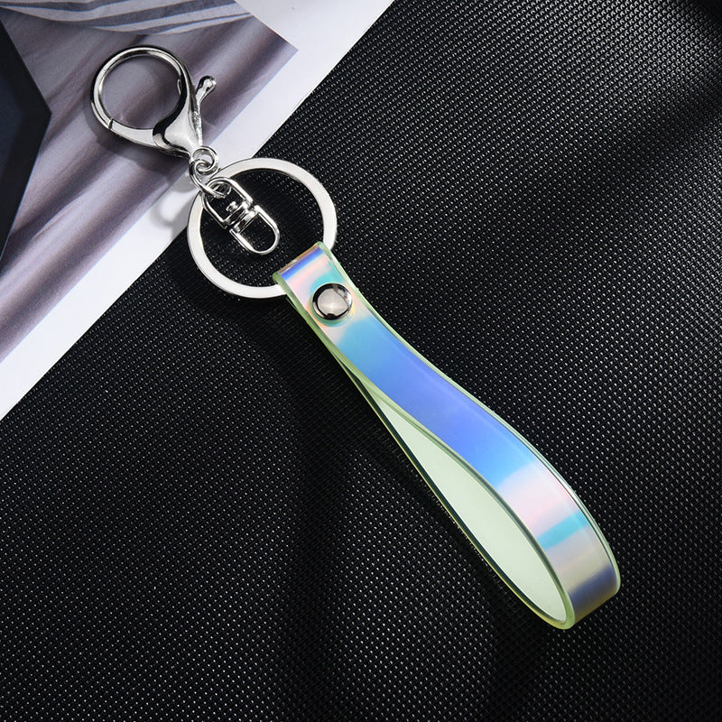 Wholesale PVC Symphony Leather Rope Keychain