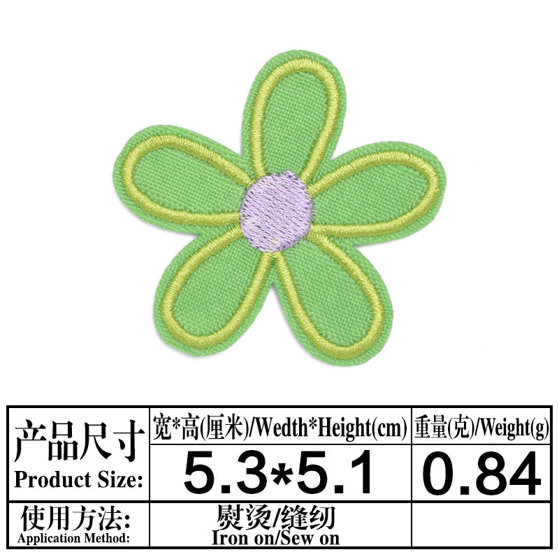 Wholesale Chic Sunflower Embroidered Iron On Patches For Clothing Set Of 12 Styles DIY Craft Accessory