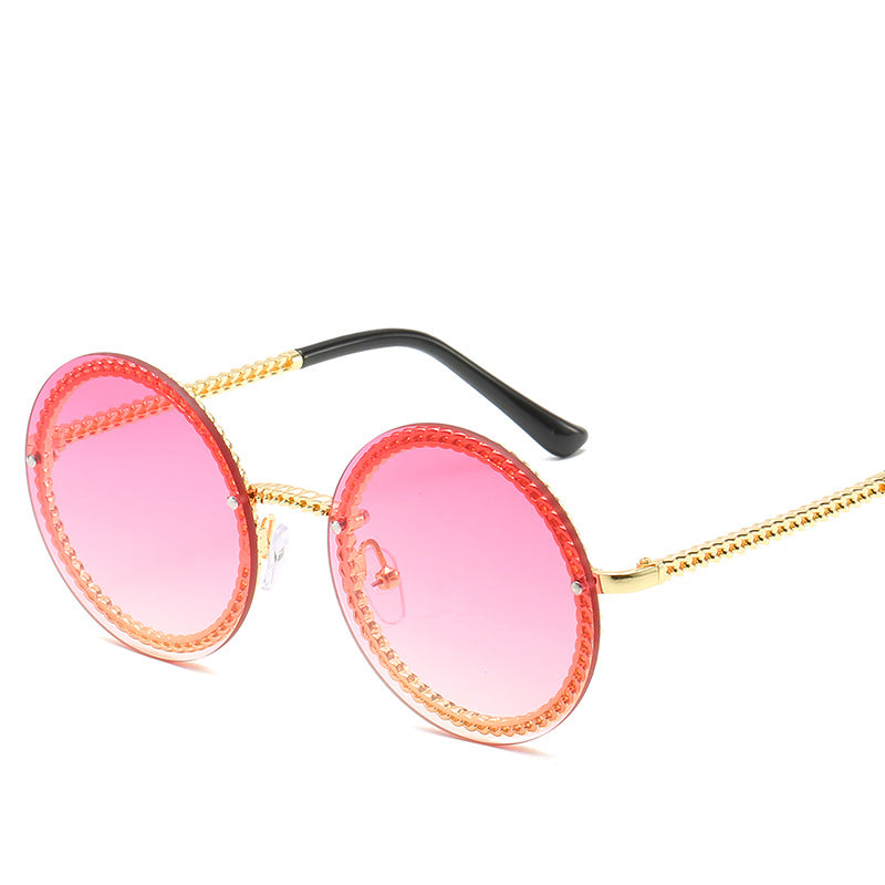 Wholesale Metal Chain Frameless Versatile Sunglasses
