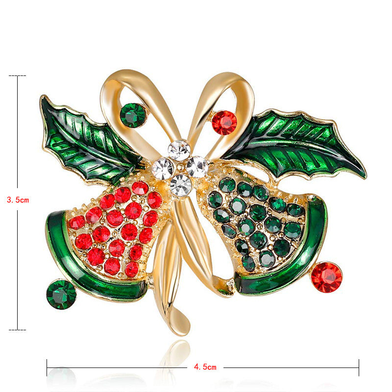 Wholesale Christmas bell brooch