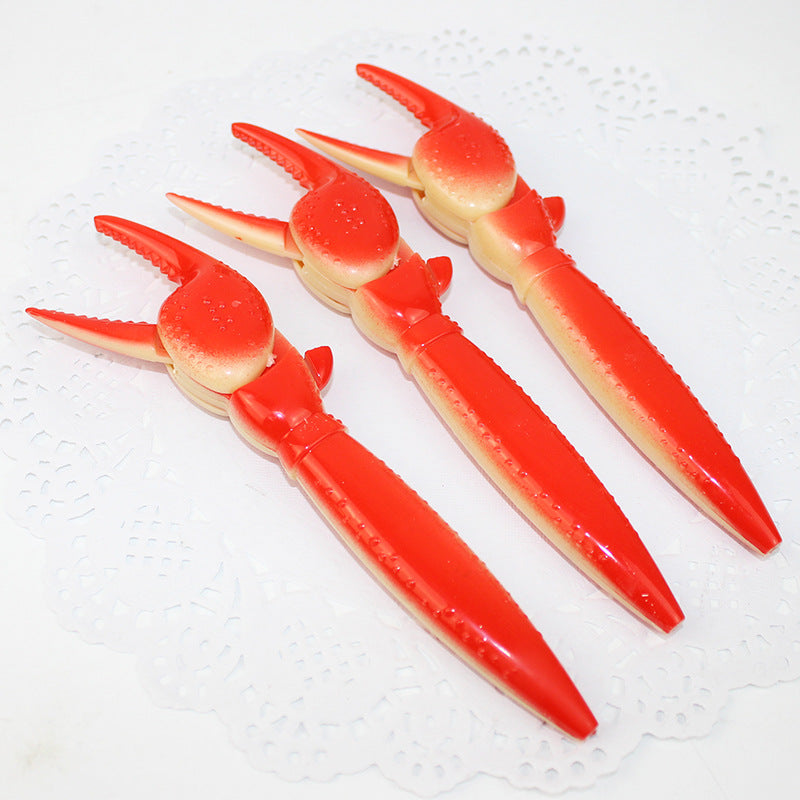 Wholesale Fun Lobster Claw Plastic Ballpoint Pen