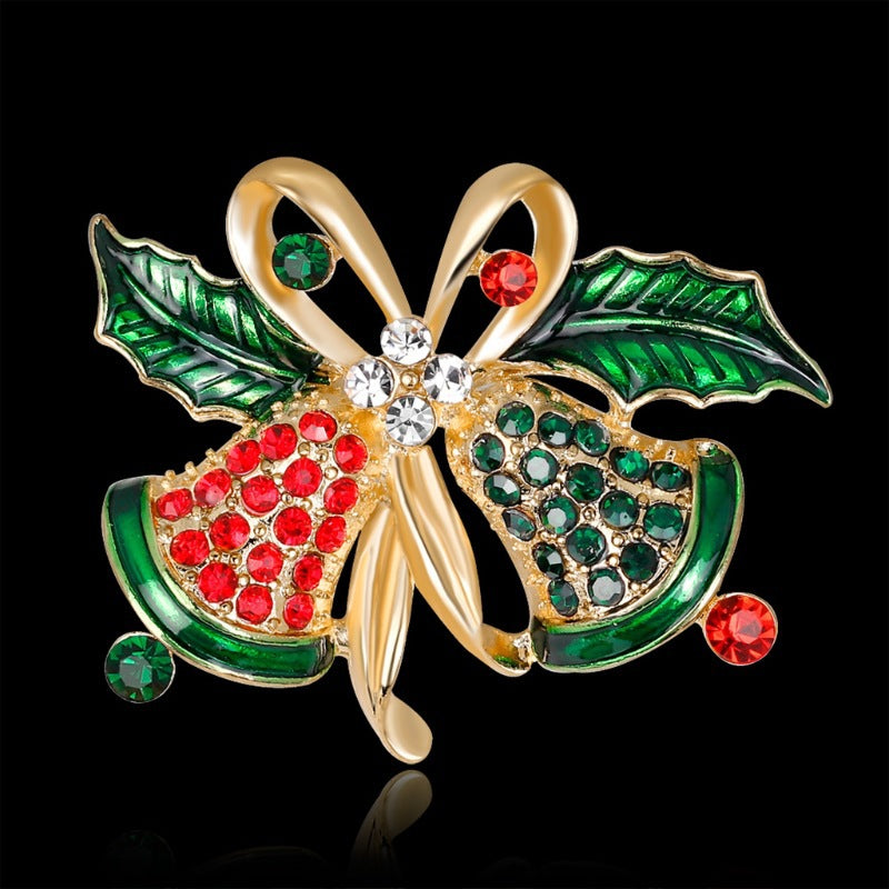 Wholesale Christmas bell brooch
