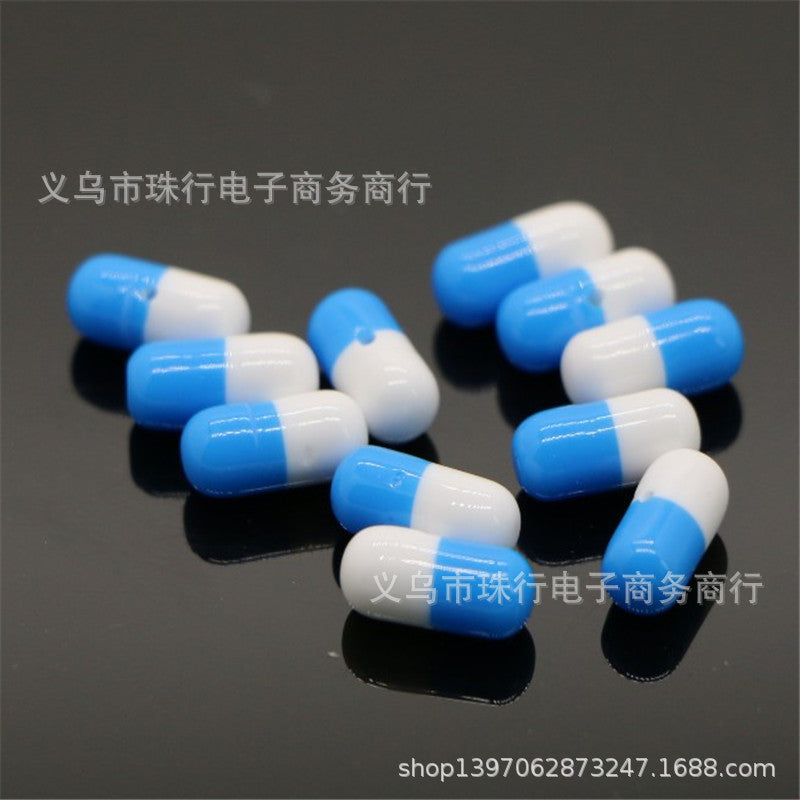 Wholesale 100PCS Dummy Capsule Resin Beads