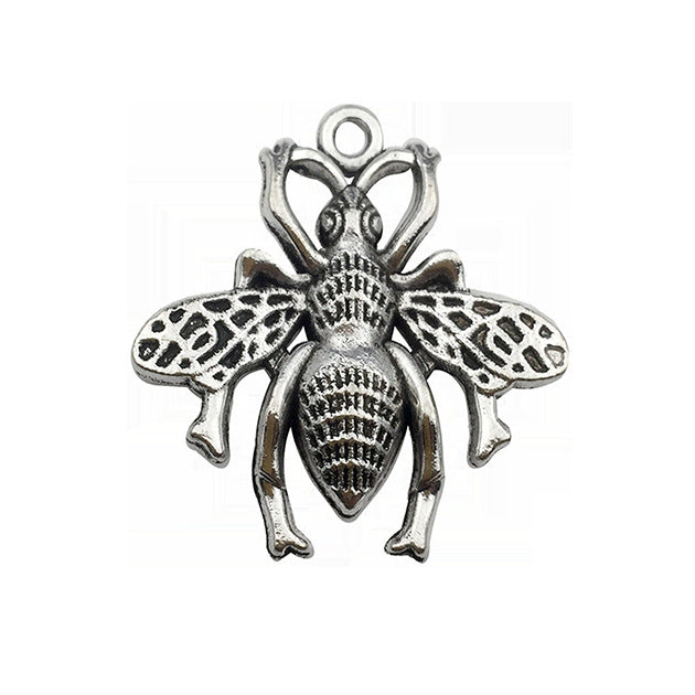 Wholesale  10pcsVintage Alloy Tibetan Silver Bee Pendant Pendant Cartoon Accessories