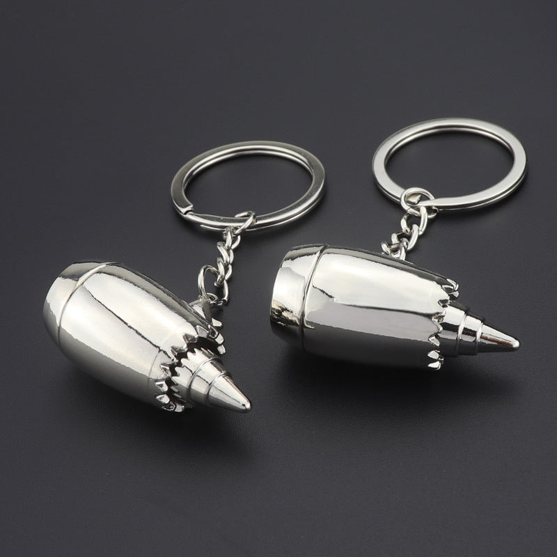 Wholesale Aircraft Engine Gift Keychains