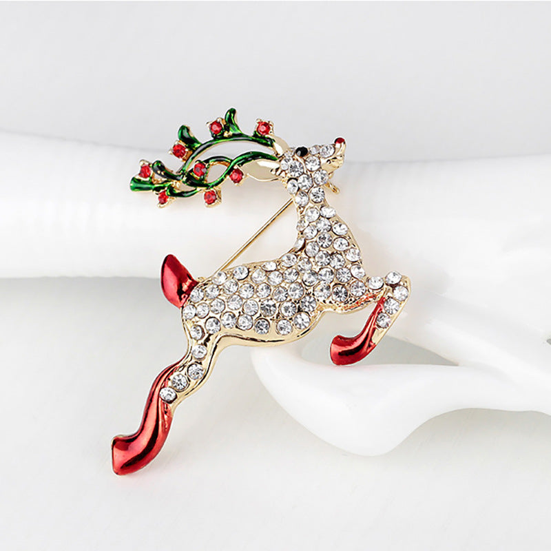 Wholesale Christmas gift deer brooch