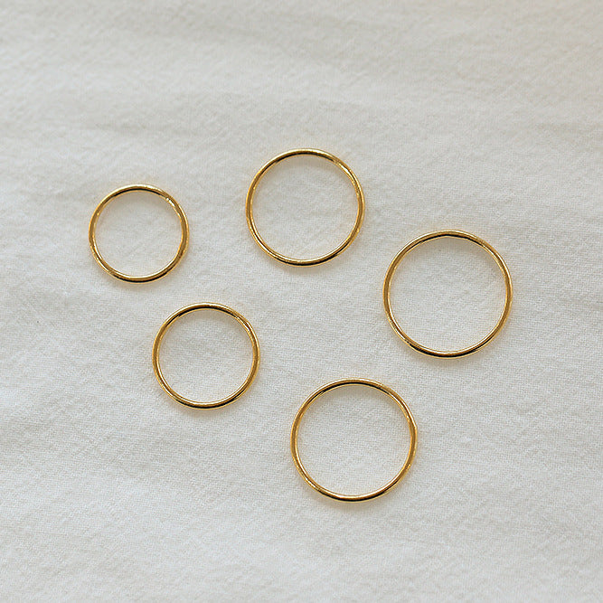 Wholesale Sterling Silver Glossy Simple Line Thin Ring