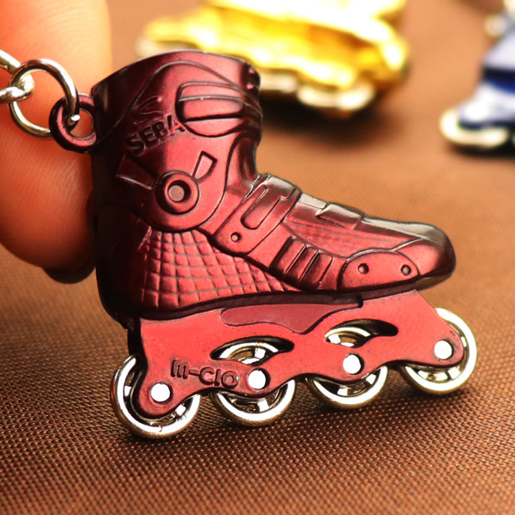 Wholesale Metal Skate Keychain